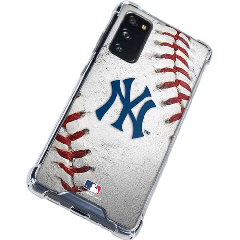 MLB New York Yankees Game Ball Galaxy S20 FE Clear Case