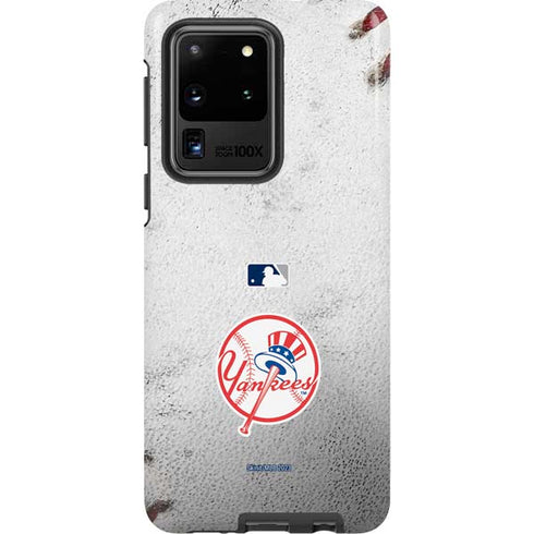MLB New York Yankees Game Ball Galaxy S20 Ultra 5G Pro Case