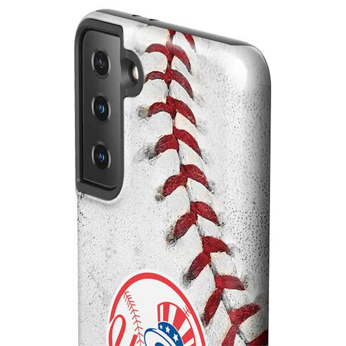 MLB New York Yankees Game Ball Galaxy S21 FE Pro Case