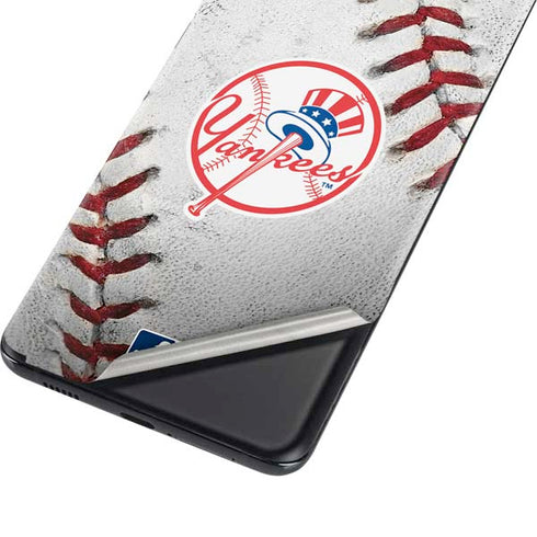 MLB New York Yankees Game Ball Galaxy S21 Plus 5G Skin