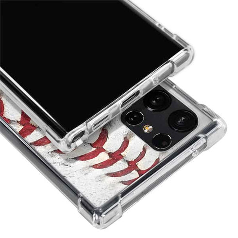 MLB New York Yankees Game Ball Galaxy S22 Ultra Clear Case
