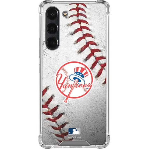 MLB New York Yankees Game Ball Galaxy S23 Plus Clear Case