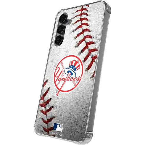 MLB New York Yankees Game Ball Galaxy S24 Plus Clear Case