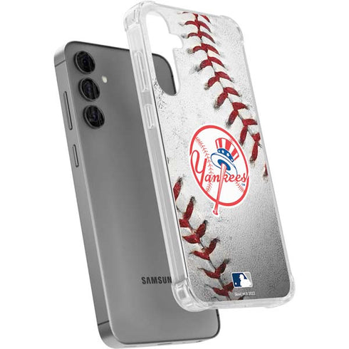 MLB New York Yankees Game Ball Galaxy S24 Plus Clear Case