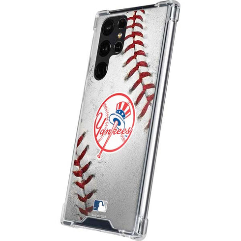MLB New York Yankees Game Ball Galaxy S24 Ultra Clear Case