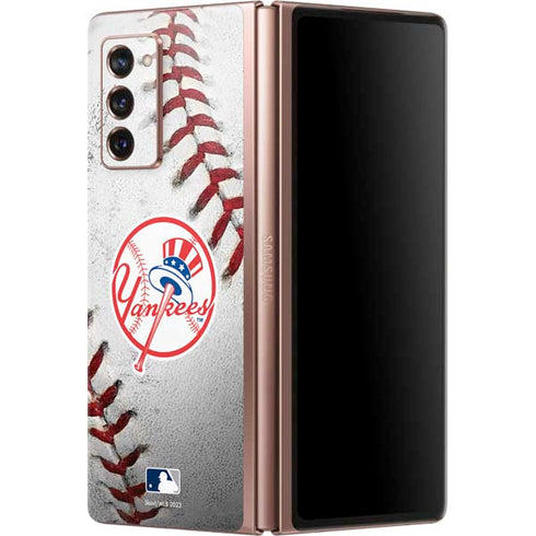 MLB New York Yankees Game Ball Galaxy Z Fold2 5G Skin