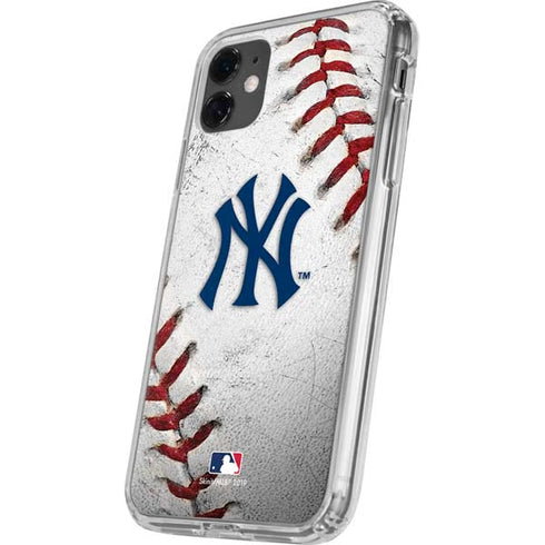 MLB New York Yankees Game Ball iPhone 11 Clear Case
