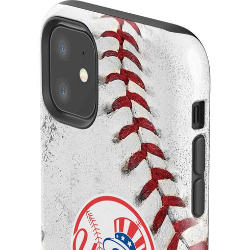MLB New York Yankees Game Ball iPhone 11 Impact Case