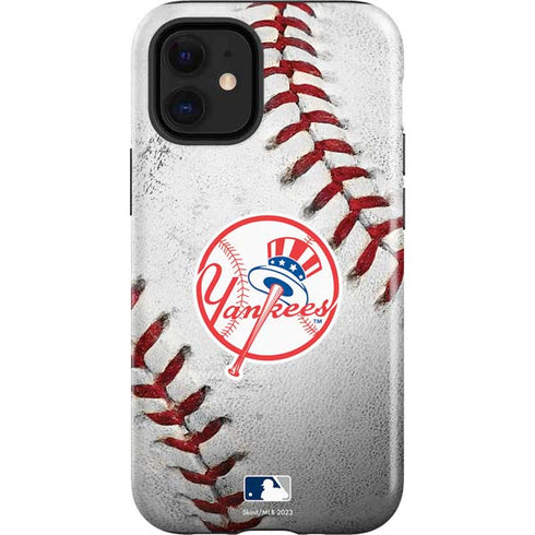 MLB New York Yankees Game Ball iPhone 12 Mini Impact Case