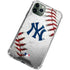 MLB New York Yankees Game Ball iPhone 12 Pro Max Clear Case