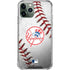 MLB New York Yankees Game Ball iPhone 12 Pro Max Clear Case