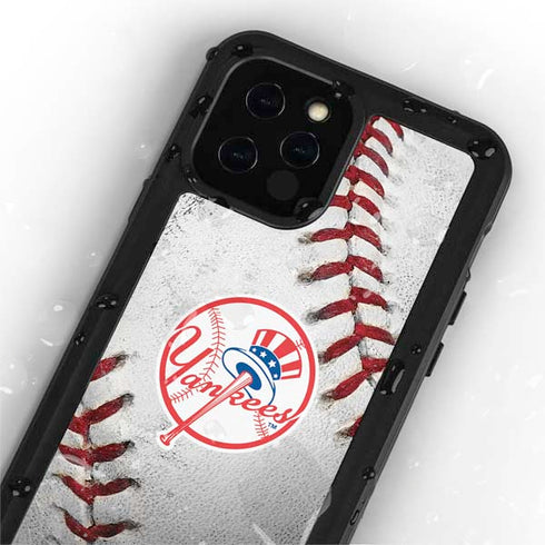 MLB New York Yankees Game Ball iPhone 12 Pro Waterproof Case