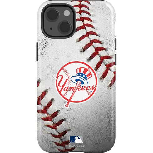MLB New York Yankees Game Ball iPhone 15 Impact Case