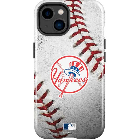 MLB New York Yankees Game Ball iPhone 15 Plus Impact Case