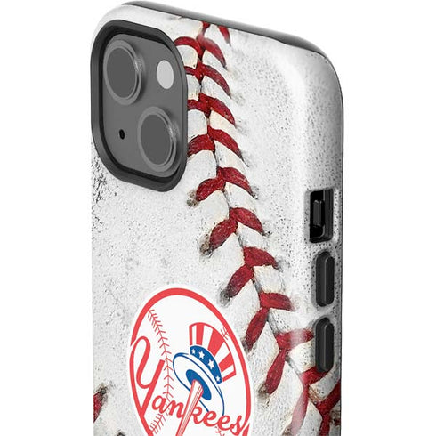 MLB New York Yankees Game Ball iPhone 14 Plus Impact Case