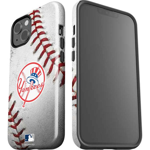 MLB New York Yankees Game Ball iPhone 15 Plus Impact Case