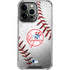MLB New York Yankees Game Ball iPhone 15 Pro Clear Case