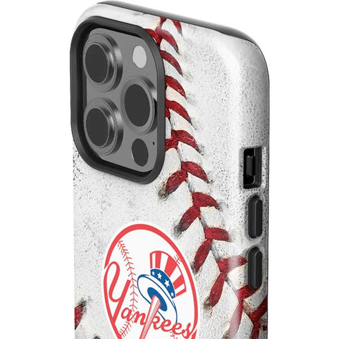 MLB New York Yankees Game Ball iPhone 15 Pro Impact Case