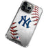 MLB New York Yankees Game Ball iPhone 15 Pro Max Clear Case