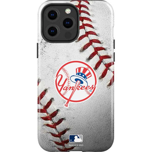 MLB New York Yankees Game Ball iPhone 15 Pro Max Impact Case