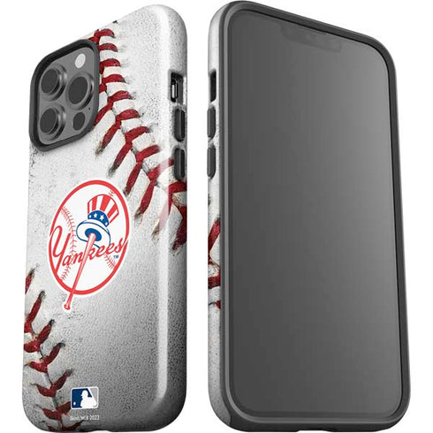 MLB New York Yankees Game Ball iPhone 15 Pro Max Impact Case