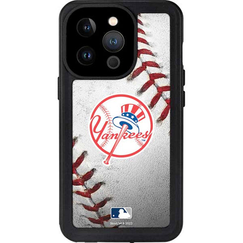 MLB New York Yankees Game Ball iPhone 14 Pro Waterproof Case