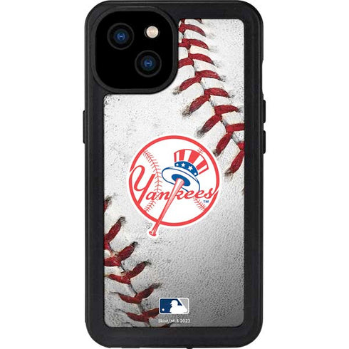 MLB New York Yankees Game Ball iPhone 15 Plus Waterproof Case