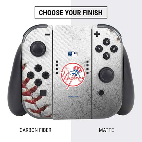 MLB New York Yankees Game Ball Nintendo Switch Bundle Skin