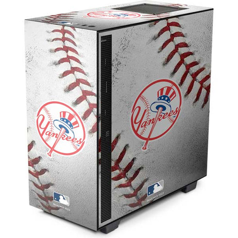 MLB New York Yankees Game Ball NZXT H510 Compact ATX Mid-Tower Case Skin