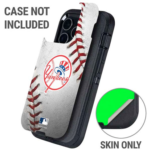 MLB New York Yankees Game Ball Otterbox Defender iPhone Skin