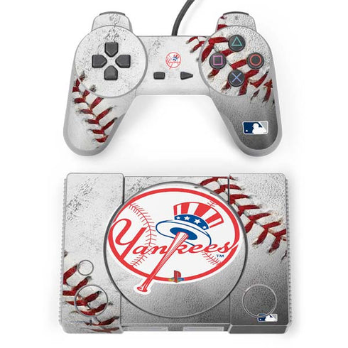 MLB New York Yankees Game Ball PlayStation Classic Bundle Skin