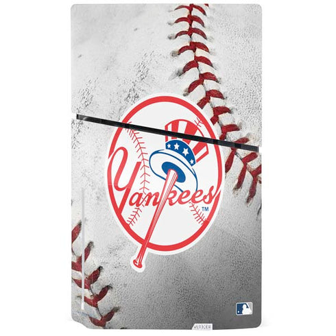 MLB New York Yankees Game Ball PS5 Slim Disk Bundle Skin
