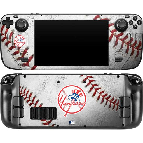 MLB New York Yankees Game Ball Steam Deck Handheld Gaming Computer Skin