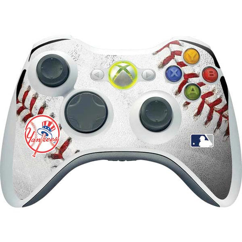 MLB New York Yankees Game Ball Xbox 360 Wireless Controller Skin