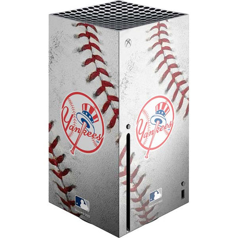 MLB New York Yankees Game Ball Xbox Series X Console Skin