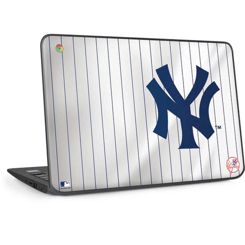 MLB New York Yankees Home Jersey HP Chromebook Skin