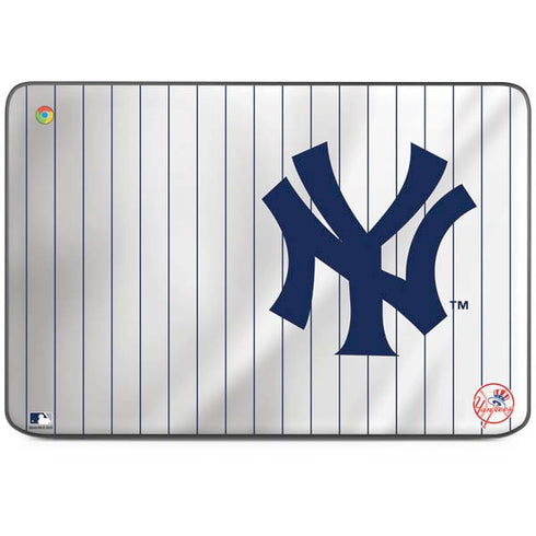 MLB New York Yankees Home Jersey HP Chromebook Skin