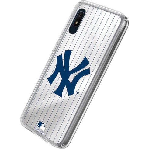 MLB New York Yankees Home Jersey Galaxy A10e Clear Case