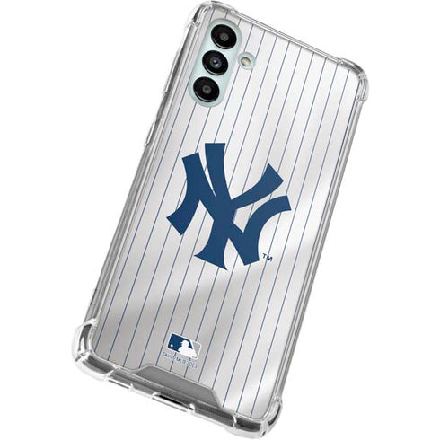 MLB New York Yankees Home Jersey Galaxy A13 5G Clear Case