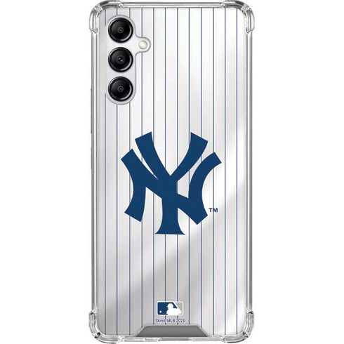 MLB New York Yankees Home Jersey Galaxy A14 5G Clear Case