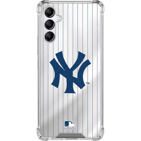 MLB New York Yankees Home Jersey Galaxy A15 5G Clear Case