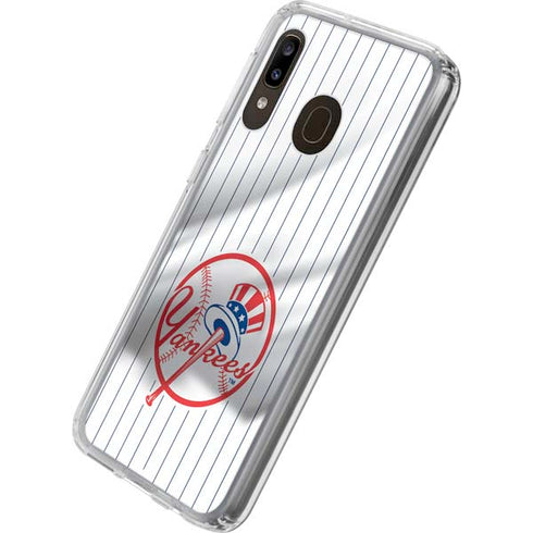 MLB New York Yankees Home Jersey Galaxy A20 Clear Case