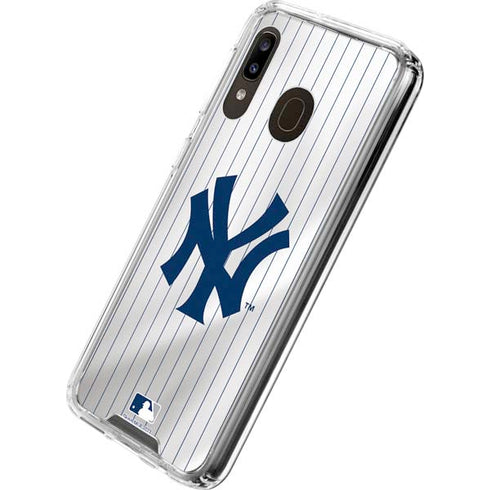 MLB New York Yankees Home Jersey Galaxy A30 Clear Case
