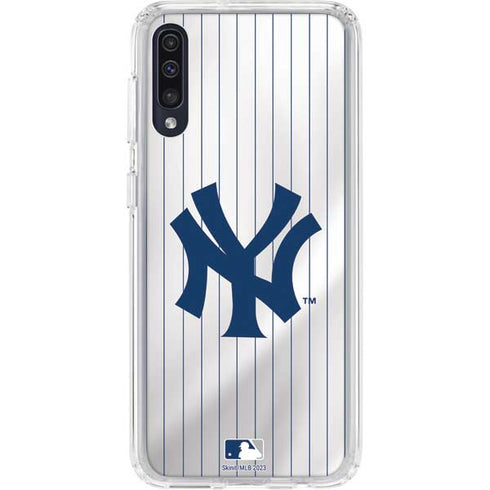 MLB New York Yankees Home Jersey Galaxy A50 Clear Case
