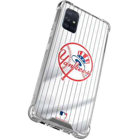 MLB New York Yankees Home Jersey Galaxy A51 5G Clear Case