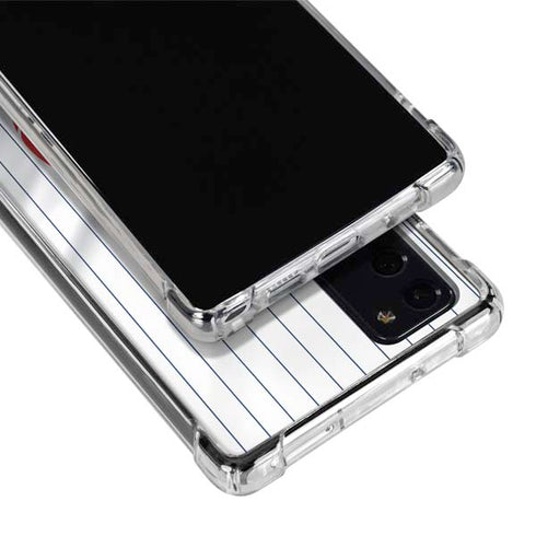 MLB New York Yankees Home Jersey Galaxy Note20 5G Clear Case