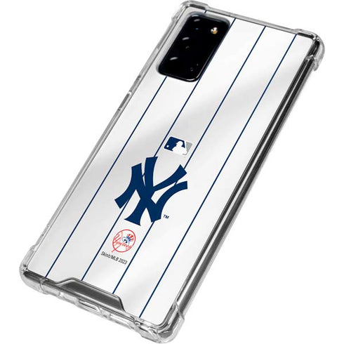 MLB New York Yankees Home Jersey Galaxy Note20 5G Clear Case