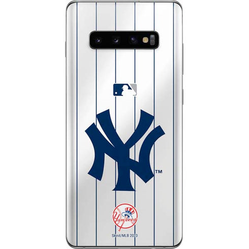 MLB New York Yankees Home Jersey Galaxy S10 Plus Skin