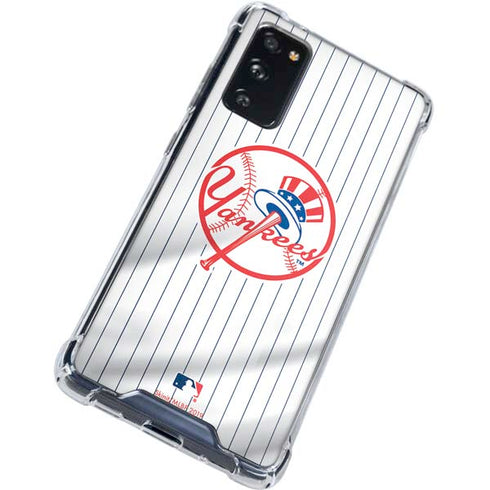 MLB New York Yankees Home Jersey Galaxy S20 FE Clear Case