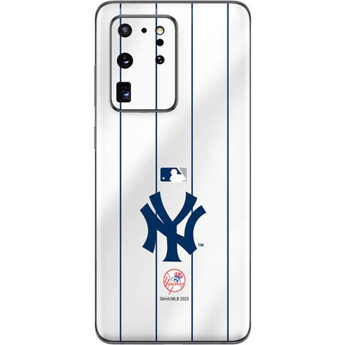 MLB New York Yankees Home Jersey Galaxy S20 Ultra 5G Skin